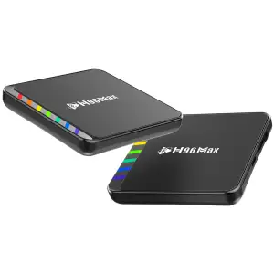 Медіаплеєр H96 MAX W2 4/64Gb/ Amlogic S905W2/ Android 11/ WiFi 2.4G+5G/BT:5.0/ LAN:100M/ чорний (W2_4GB/64GB) UA