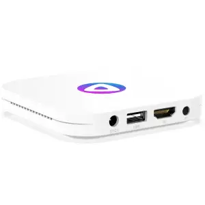 Медіаплеєр H96 MAX M1 4/32Gb/ Rockchip RK3528/ Android 13/ WiFi 2.4G+5G/BT 4.0/ білий (M1_4GB/32GB) UA