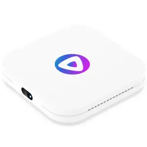 Медіаплеєр H96 MAX M1 4/32Gb/ Rockchip RK3528/ Android 13/ WiFi 2.4G+5G/BT 4.0/ білий (M1_4GB/32GB) UA