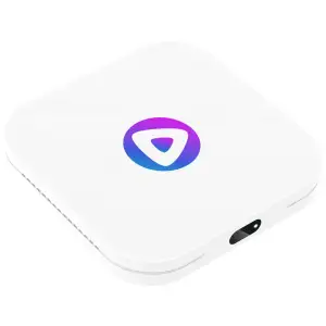 Медіаплеєр H96 MAX M1 4/32Gb/ Rockchip RK3528/ Android 13/ WiFi 2.4G+5G/BT 4.0/ білий (M1_4GB/32GB) UA