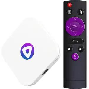 Медіаплеєр H96 MAX M1 4/32Gb/ Rockchip RK3528/ Android 13/ WiFi 2.4G+5G/BT 4.0/ білий (M1_4GB/32GB) UA