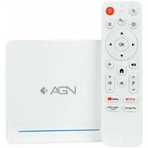 Медіаплеєр AGN Media Box Cinema 4/32Gb/Allwinner H618/ Android 14/ WiFi 2.4G+5G/LAN:100M/ BT 5.4 (AGNCINEMA432) UA