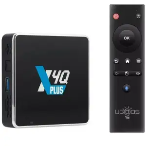 Медіаплеєр Ugoos X4Q PLUS 4/64Gb/Amlogic S905X4/Android 11/WiFi 2.4G+5G/BT 5.1/Miracast/BT GyroRC UA