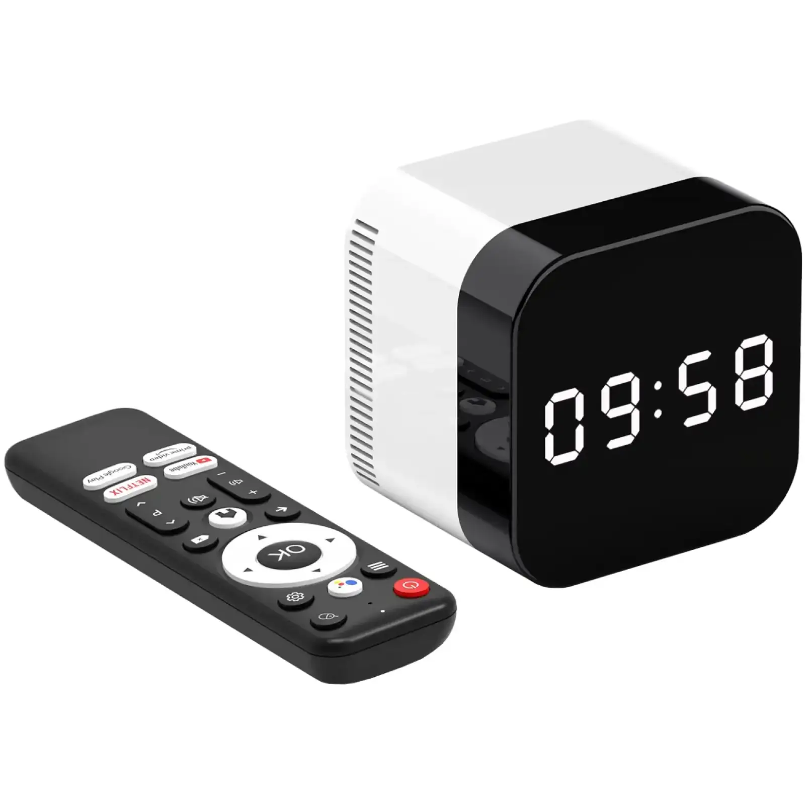 Медіаплеєр H96 MAX H728 2/16Gb/Allwinner H728/Android 14/ WiFi 2.4G+5G/BT 5.1/ LAN:1000M/годинник (H728_2GB/16GB) UA