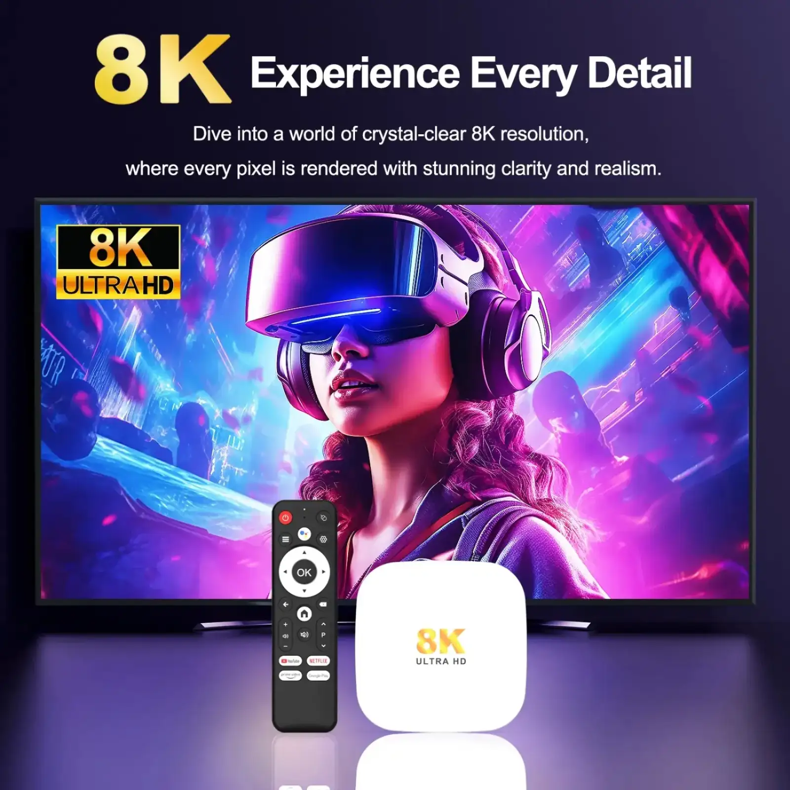 TV Медіаплеєр H96 MAX M2 plus 2/16Gb/ Rockchip RK3528/ Android 14/ WiFi 6/ BT 5.4/ LAN:100M/ IRпульт (M2PLUS_2GB/16GB) UA