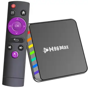 Медіаплеєр H96 MAX W2 2/16Gb/ Amlogic S905W2/ Android 11/ WiFi 2.4G+5G/BT:5.0/ LAN:100M/ чорний (W2_2GB/16GB) UA