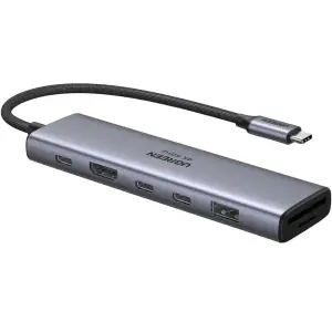 Док-станція USB3.2 Type-C --> HDMI 4K60Hz/2хUSB 3.0/2xUSB-C/SD/TF PD 100 Вт CM511 Ugreen (45521) UA