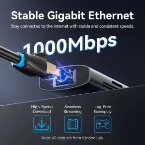 Док-станція USB3.2 Type-C --> HDMI 4K60Hz/USB 3.0x2/RJ45/SD/TF/3.5mm/PD 100W Hub 9-in-1 Vention (TGVHB) UA
