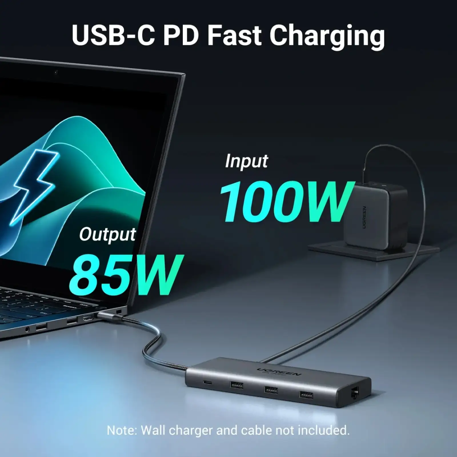Док-станція USB3.2 Type-C --> HDMIx2,8K30Hz/4K60Hz/3xUSB-A/2xUSB-C 3.2/ RJ45/SD/TF/PD 100W CM639 (15534) UA