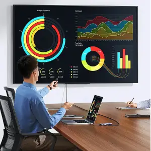 Док-станція USB3.0 Type-C --> HDMI 4K30Hz/3xUSB-А 3.0/Type-C/PD 100W 6-in-1 CM511 Ugreen (20956A) UA