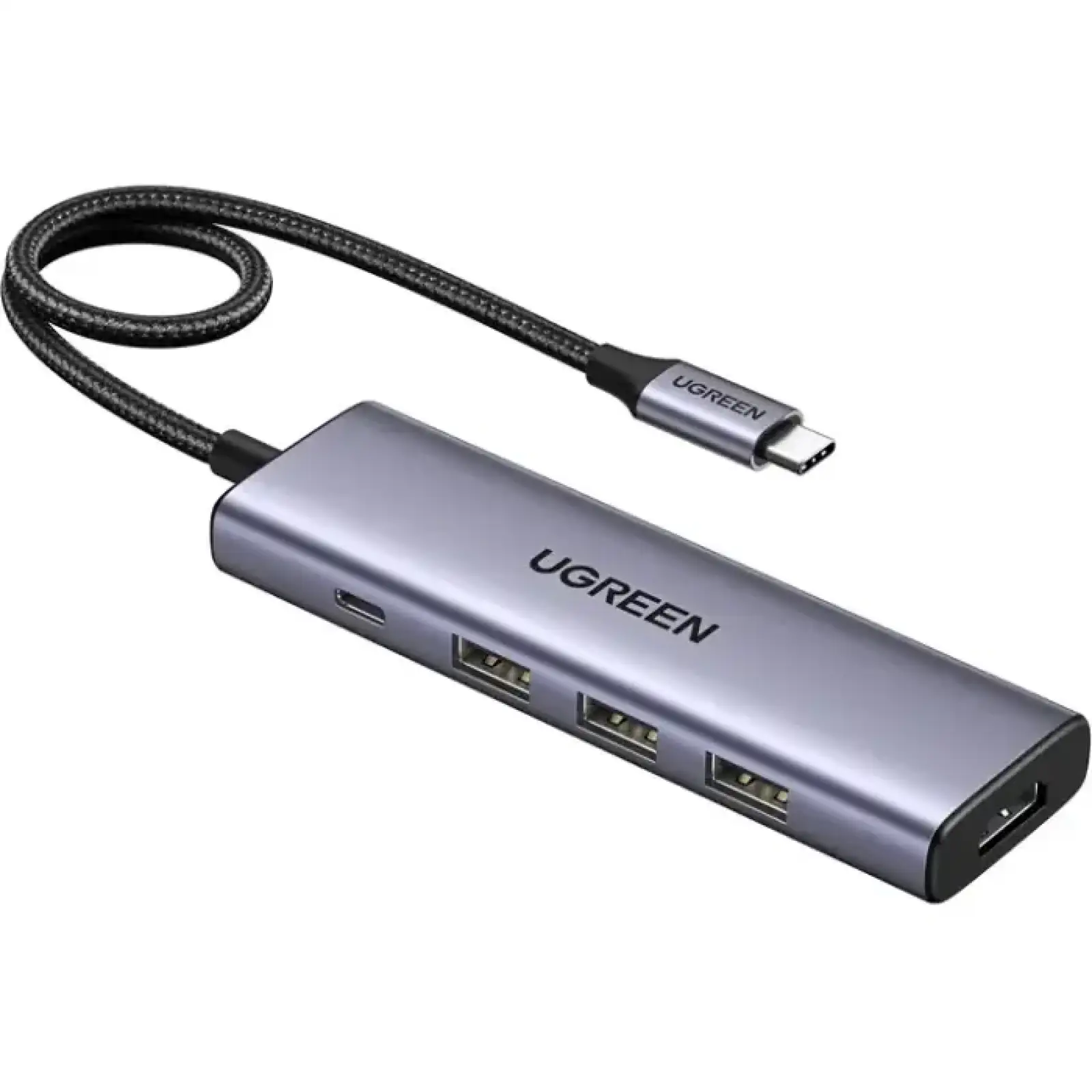 Док-станція USB3.0 Type-C --> HDMI 4K30Hz/3xUSB-А 3.0/Type-C/PD 100W 5-in-1 CM511 Ugreen (15596) UA