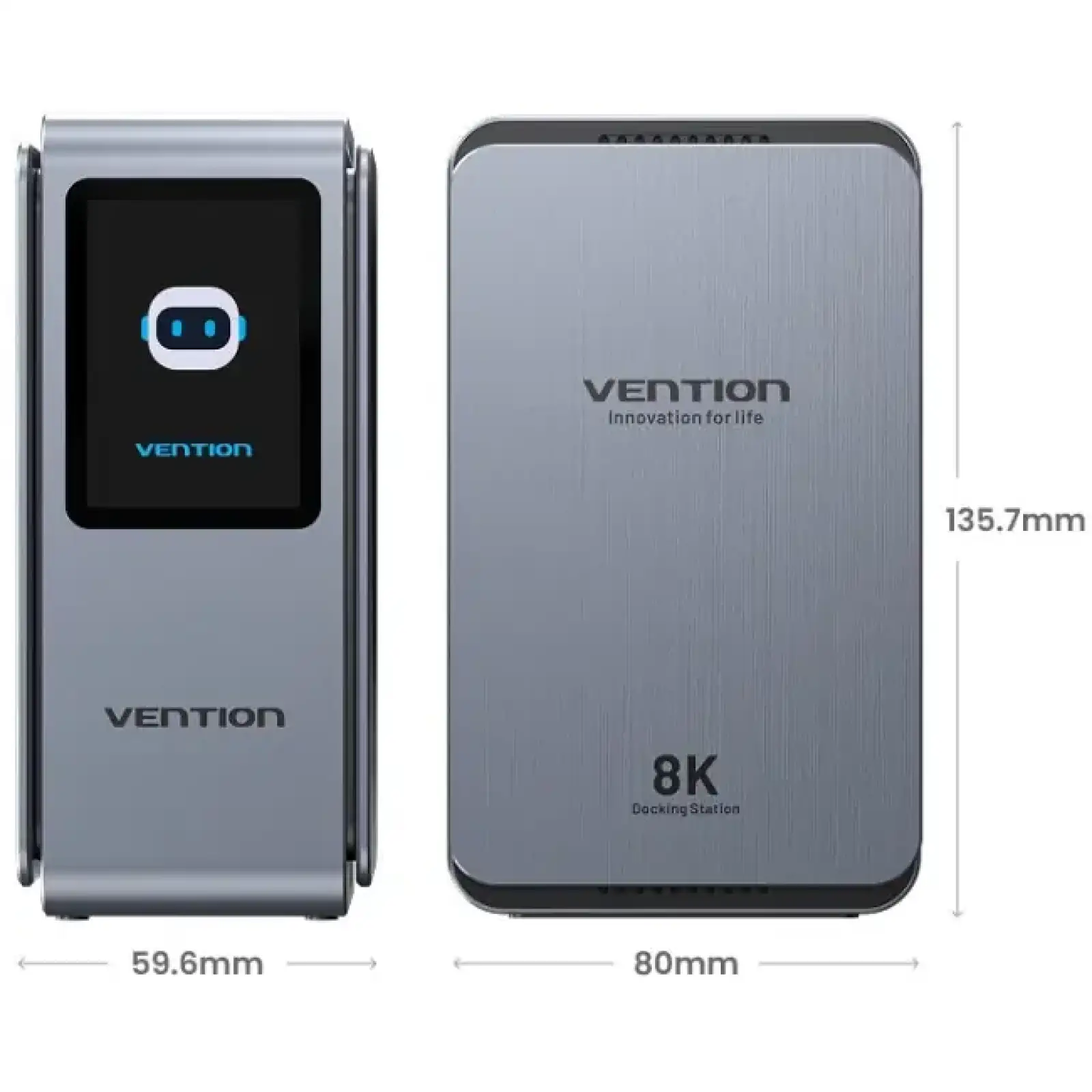 Док-станція USB3.2 Type-C --> HDMIx2, 8K30Hz/DP/USB-C3.2/2xUSB-A3.2/USB-A2.0/SD/TF/RJ45/3.5mm TRRS/P (TFXH0) UA