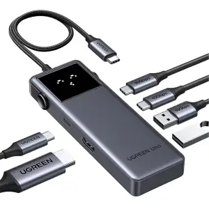 Док-станція USB3.2 Type-C --> HDMI 4K60Hz/2xUSB-А 3.2/2xUSB-C 3.2/PD 100W 6-in-1 CM888 Ugreen (35998) UA