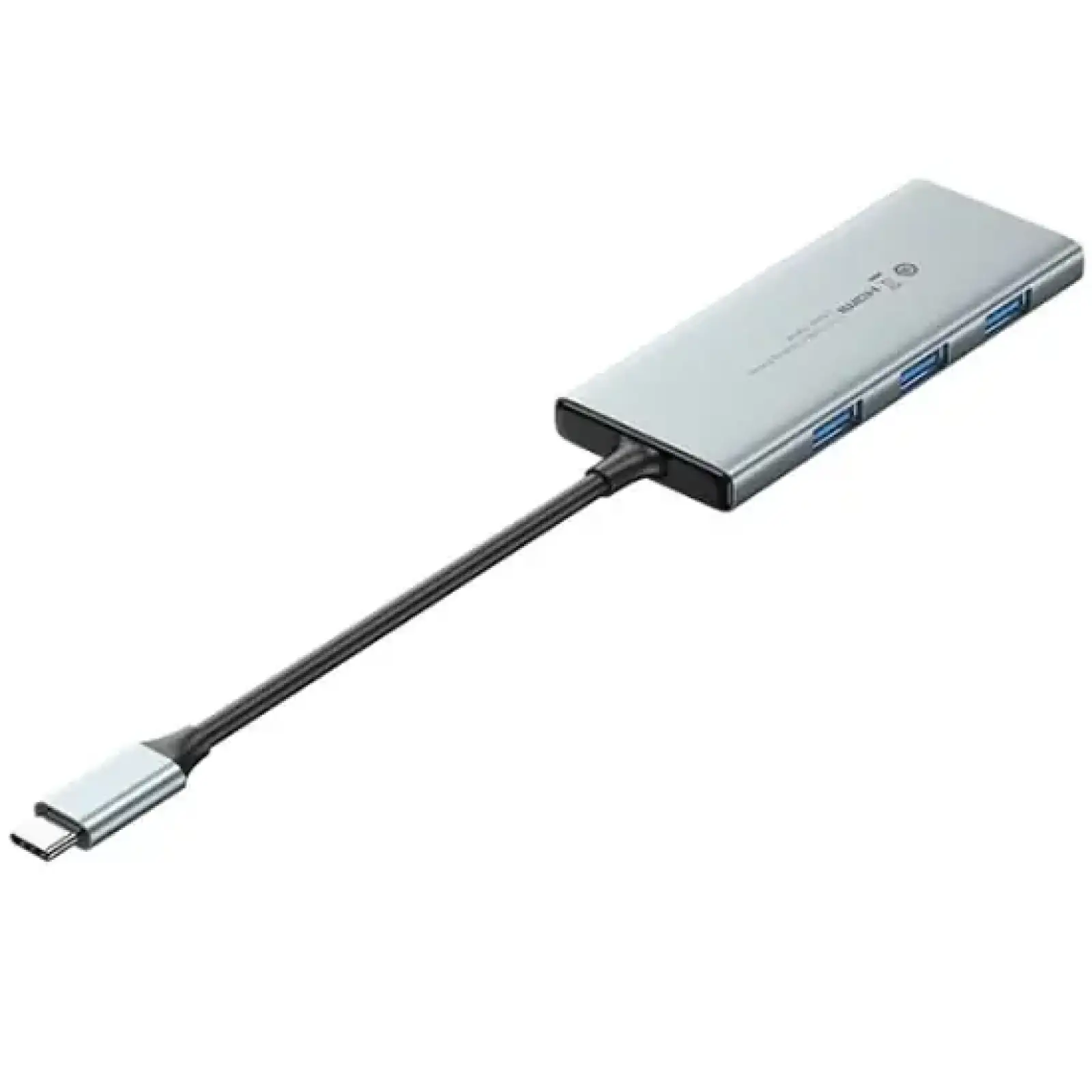 Док-станція USB3.1 Type-C --> HDMI 4K30Hz/USB 3.0x3/SD/TF/PD 100W 7-in-1 Vention (TOPHB) UA