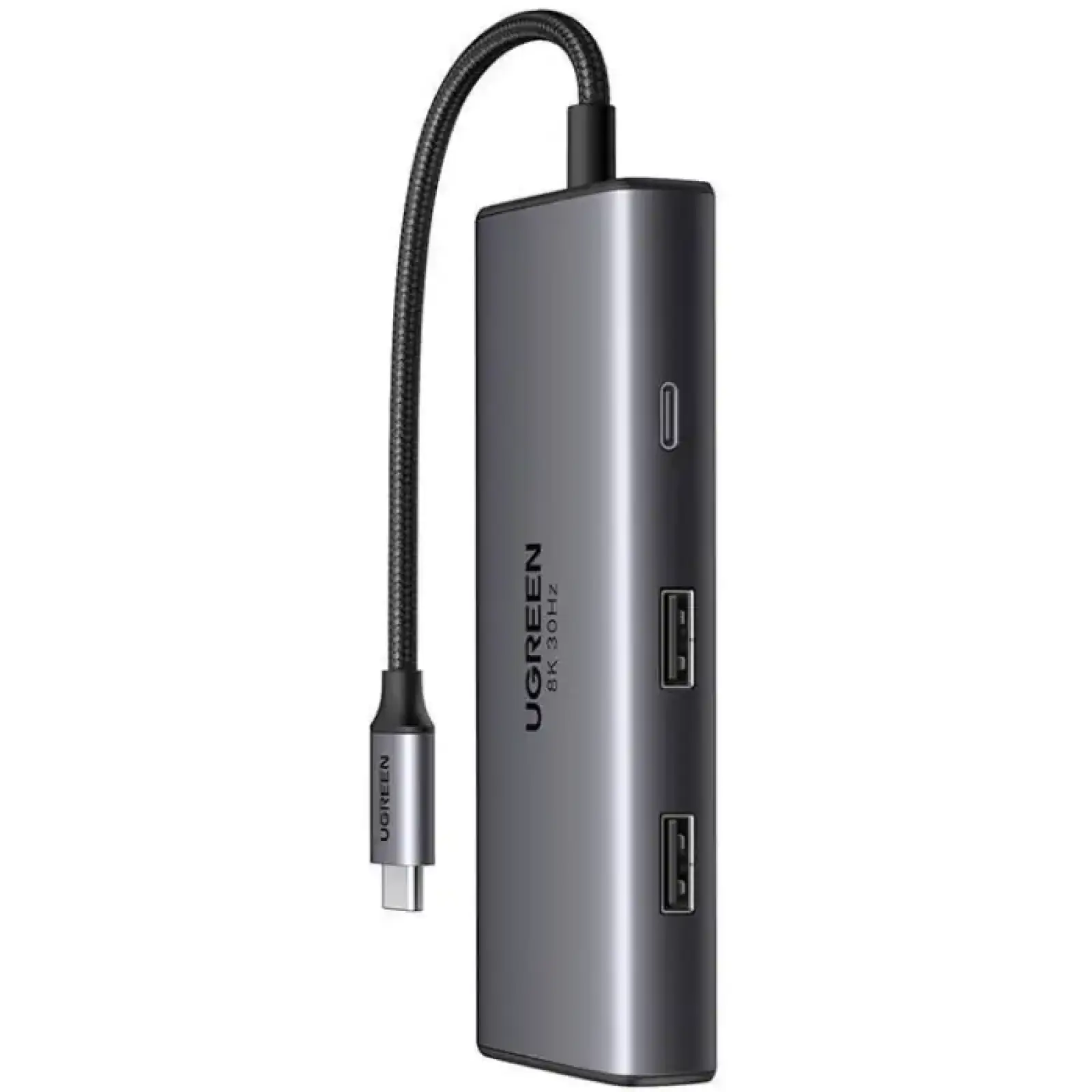 Док-станція USB3.1 Type-C --> HDMIx2,4K60Hz(8k30Hz)/USB3.0x2/Type-C/PD 100W CM498 6in1 Ugreen (15852#) UA