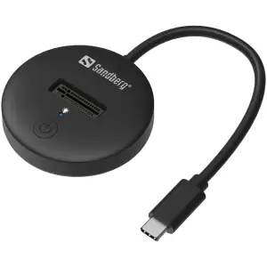 Док-станція USB3.2 Type-C -->SSD M.2, NVMe, M Key Sandberg (136-47) UA
