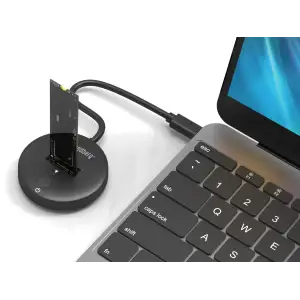 Док-станція USB3.2 Type-C -->SSD M.2, NVMe, M Key Sandberg (136-47) UA