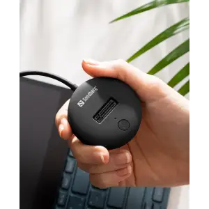Док-станція USB3.2 Type-C -->SSD M.2, NVMe, M Key Sandberg (136-47) UA