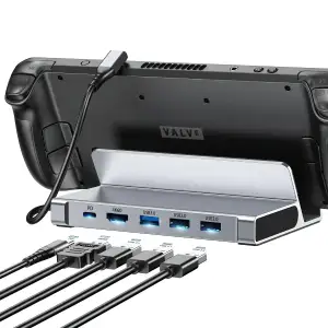 Док-станція USB3.1 Type-C --> HDMI 4K60Hz/USB 3.0x2/USB 2.0/Type-C PD 100W Hub 7-in-1 Choetech (HUB-M77-GY) UA