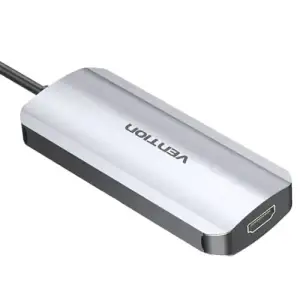 Док-станція USB3.1 Type-C --> HDMI 4K30Hz/USB 3.0х3//PD 100W 5-in-1 Vention (THFHB) UA