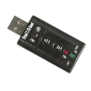 Звукова карта USB AUX jack, 2*TRS (Mic + Ear), Virtual 7.1 Channel, RTL (B00650) UA