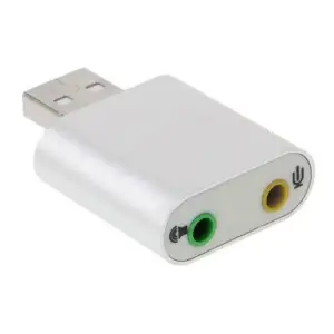 Звукова карта USB AUX jack, 2*TRS (Mic + Ear) Virtual 7.1 Channel, chip CZH-H077 (B00810) UA