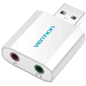 Звукова карта USB AUX jack, 2*TRS (Mic + Ear), Aluminum alloy Vention (VAB-S13) UA