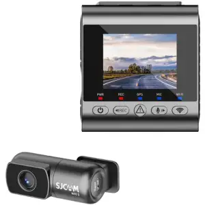 Відеореєстратор SJCAM Dashcam M60S + камера заднього виду, WIFI, 4K, HDR (6972476163401) UA