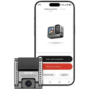 Відеореєстратор SJCAM Dashcam M60S + камера заднього виду, WIFI, 4K, HDR (6972476163401) UA