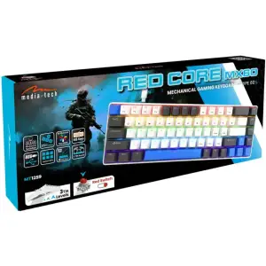 Клавіатура ігрова механічна Media-Tech MT1259 RED CORE MX60, Anti-Ghosting 68кл, PC/Mac UA