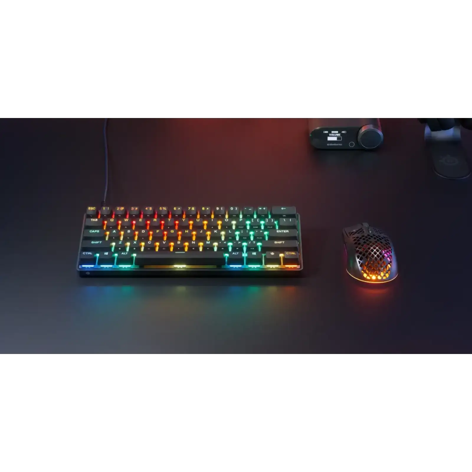 Клавіатура ігрова SteelSeries Apex Pro Mini Gen 3 UA HyperMagnetic, OmniPoint 3.0, OLED (64913) UA