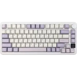 Клавіатура ігрова механічна Attack Shark X85PRO 82кл. RGB, Wireless, Lavender (X85PROL_AS) UA
