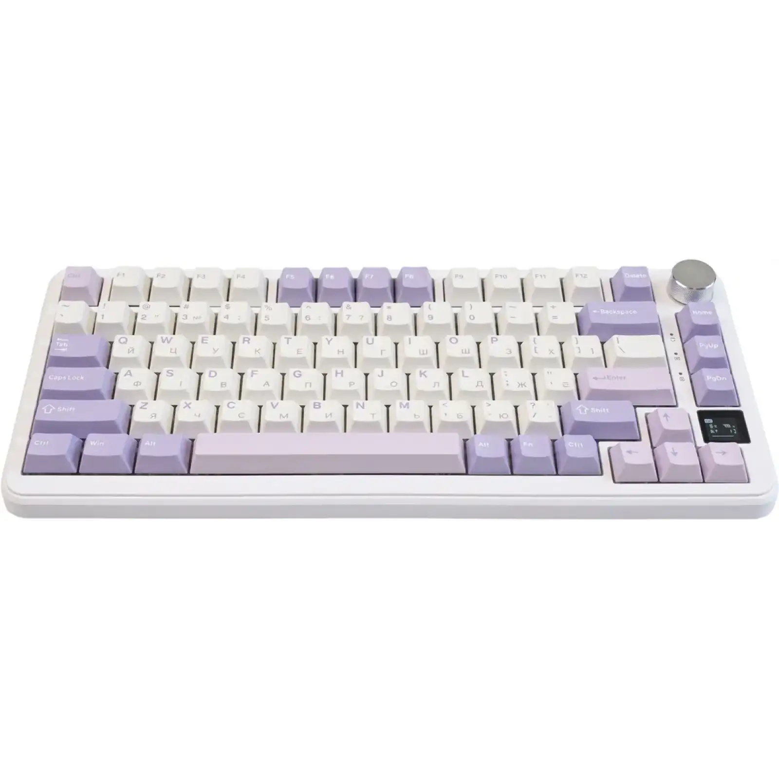 Клавіатура ігрова механічна Attack Shark X85PRO 82кл. RGB, Wireless, Lavender (X85PROL_AS) UA