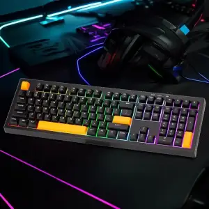 Клавіатура ігрова мембранна XTRIKE ME KB-512 UA 108кл. Silent switch LED підсвітка, USB, чорна (KB-512BKUA) UA