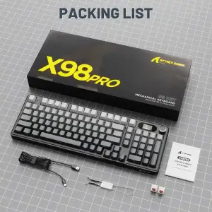Клавиатура Attack Shark X98 Pro RGB Wireless Moonlit Night (X98PROMN_AS) UA