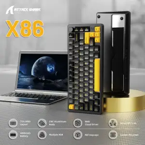 Клавиатура механическая Attack Shark X86 Starry Black (X86SB_AS) UA