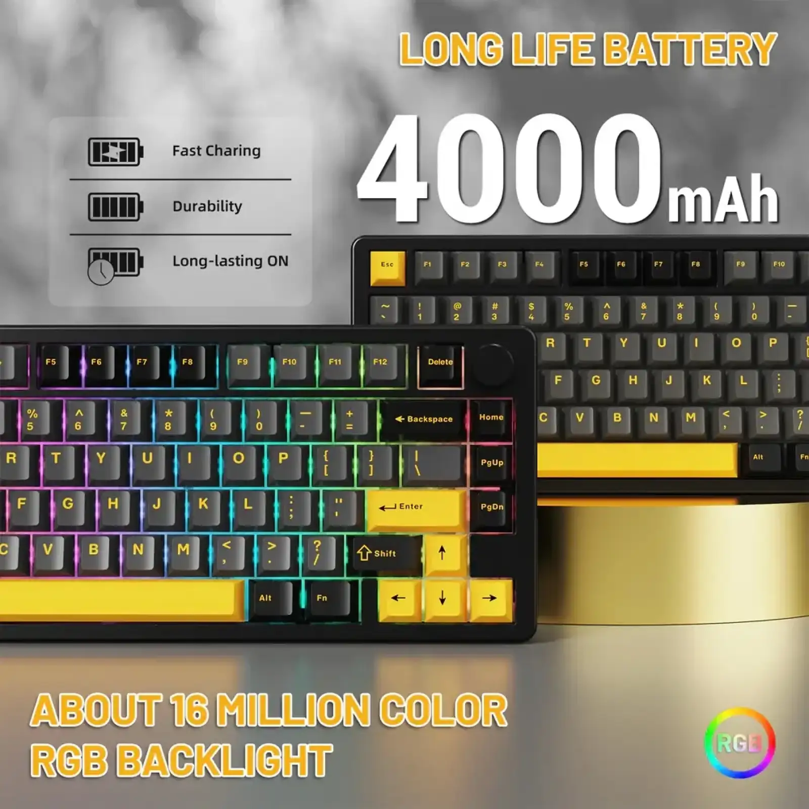 Клавиатура механическая Attack Shark X86 Starry Black (X86SB_AS) UA