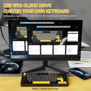 Клавиатура механическая Attack Shark X86 Starry Black (X86SB_AS) UA
