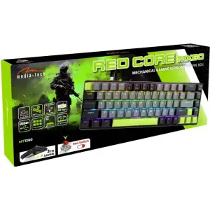 Клавіатура ігрова механічна Media-Tech MT1260 RED CORE MX60, Anti-Ghosting, 68кл, PC/Mac UA