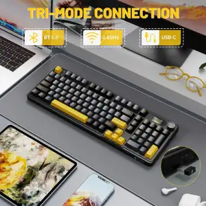 Клавиатура Attack Shark X98 Pro RGB Wireless Star Black (X98PROSB_AS) UA
