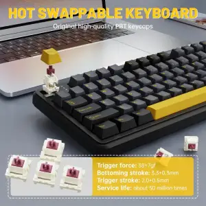 Клавиатура Attack Shark X98 Pro RGB Wireless Star Black (X98PROSB_AS) UA