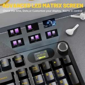 Клавиатура Attack Shark X98 Pro RGB Wireless Star Black (X98PROSB_AS) UA