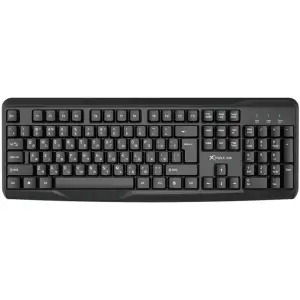 Клавіатура XTRIKE ME KB-229 UA 104 кл. USB, чорна (KB-229UA) UA