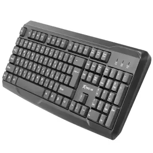 Клавіатура XTRIKE ME KB-229 UA 104 кл. USB, чорна (KB-229UA) UA