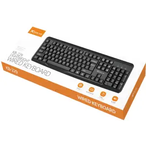 Клавіатура XTRIKE ME KB-229 UA 104 кл. USB, чорна (KB-229UA) UA