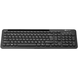 Клавіатура XTRIKE ME KB-303 UA бездротова Bluetooth+2.4G,105 кл. чорна (KB-303UA) UA