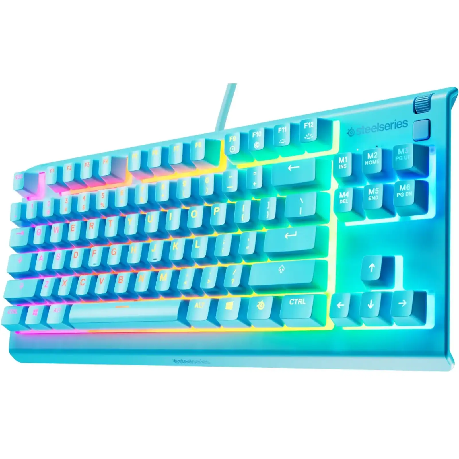 Клавіатура ігрова SteelSeries Apex 3 TKL UA Aqua (64933) UA