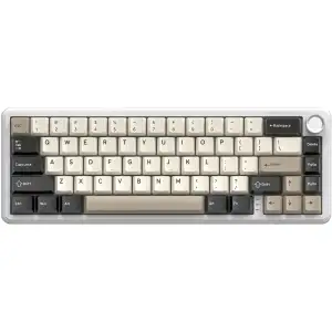 Клавиатура Attack Shark X66 RGB Wireless Cheese White (X66CW_AS) UA