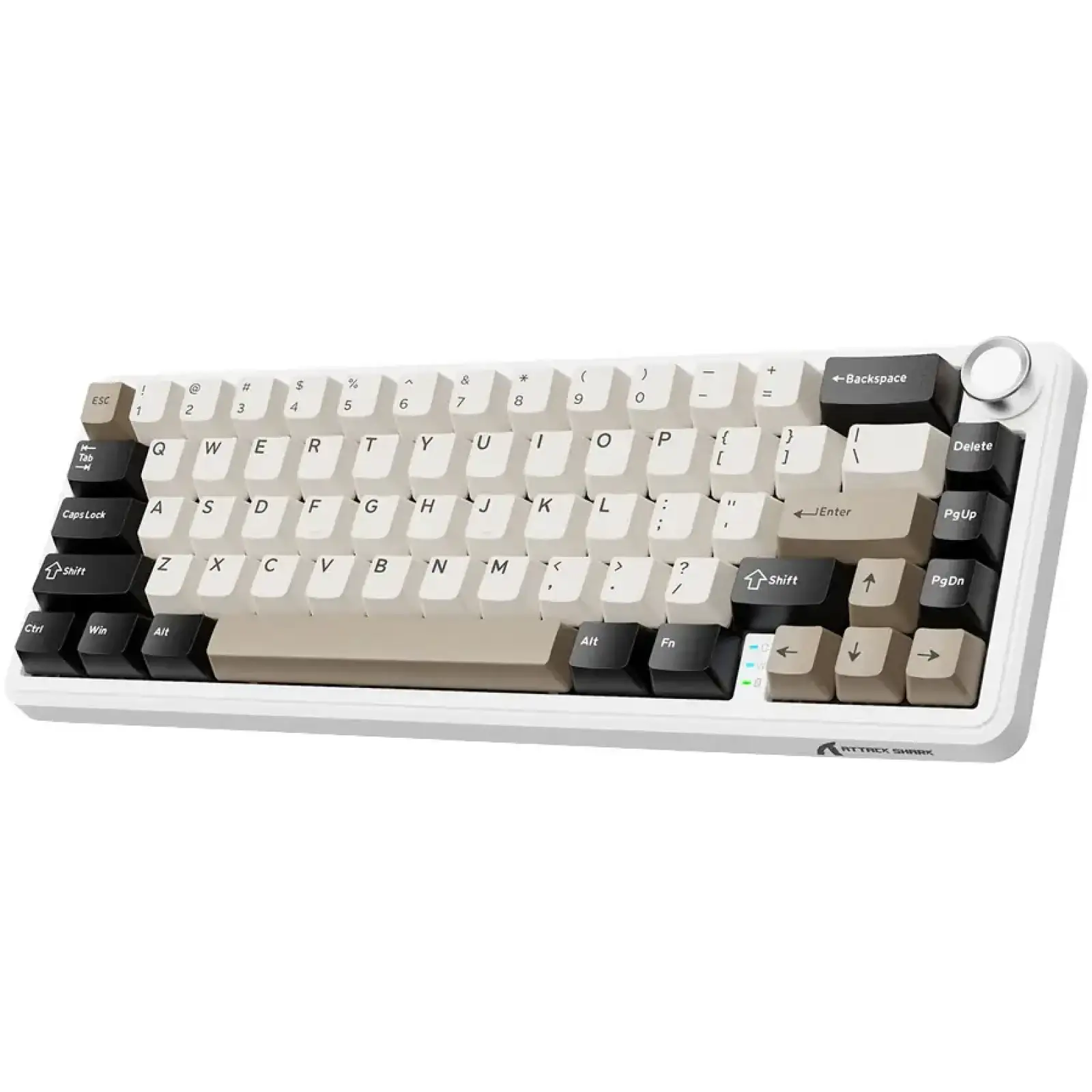 Клавиатура Attack Shark X66 RGB Wireless Cheese White (X66CW_AS) UA