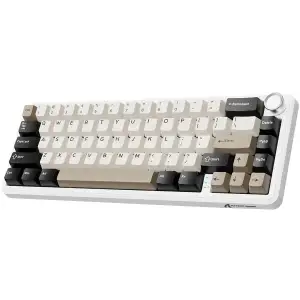 Клавиатура Attack Shark X66 RGB Wireless Cheese White (X66CW_AS) UA